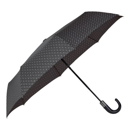BOSS Pocket umbrella Monogramme Dark Grey