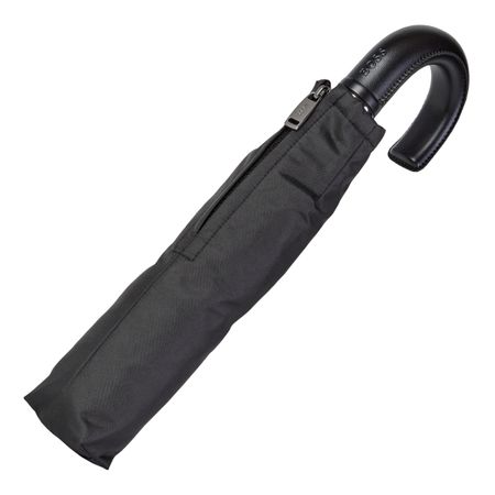 BOSS Pocket umbrella Monogramme Dark Grey