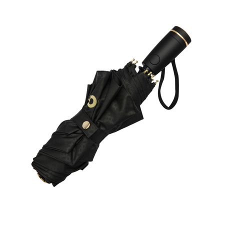 BOSS Pocket umbrella Double B Black & Gold