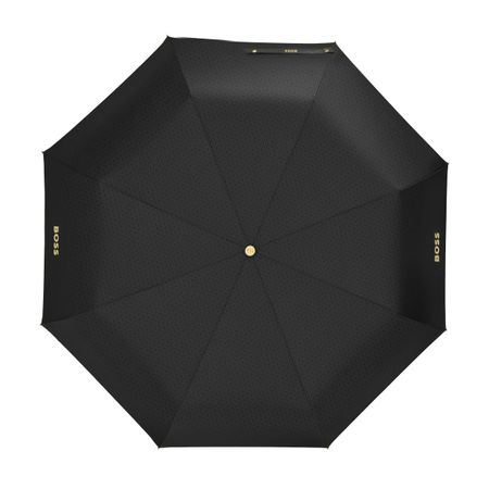 BOSS Pocket umbrella Double B Black & Gold
