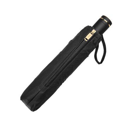 BOSS Pocket umbrella Double B Black & Gold