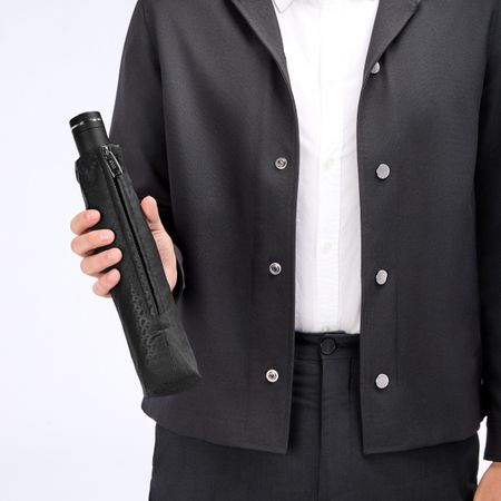 HUF520D-6 BOSS Pocket umbrella Double B Black & Gun