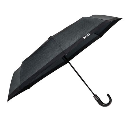 BOSS Pocket umbrella Chevron Dark Grey