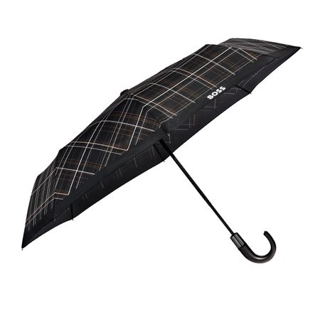 BOSS Pocket umbrella Checkered Black