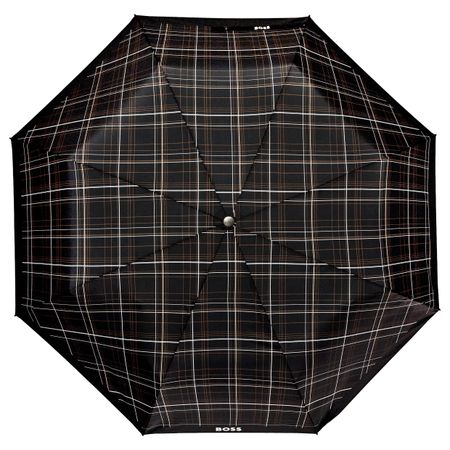 BOSS Pocket umbrella Checkered Black