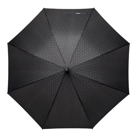 BOSS Umbrella Monogramme Dark Grey