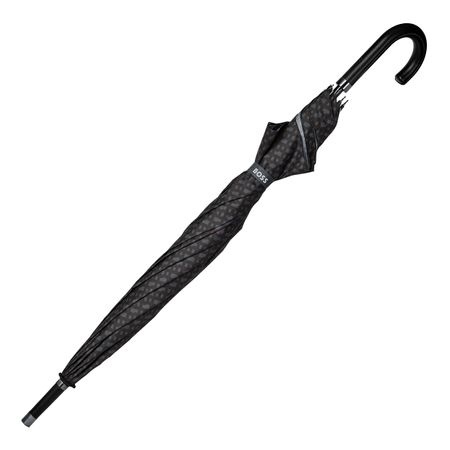 BOSS Umbrella Monogramme Dark Grey