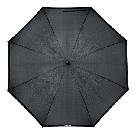 BOSS Umbrella Chevron Dark Grey