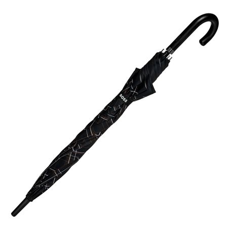 BOSS Umbrella Checkered Black