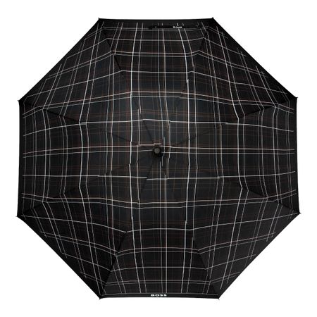 BOSS Umbrella Checkered Black