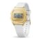 IDR22733-1 ICE digit retro-Metal gold mirror-White -Small