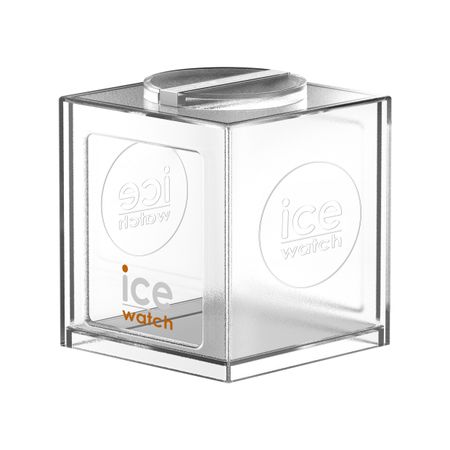IDR22733-5 ICE digit retro-Metal gold mirror-White -Small