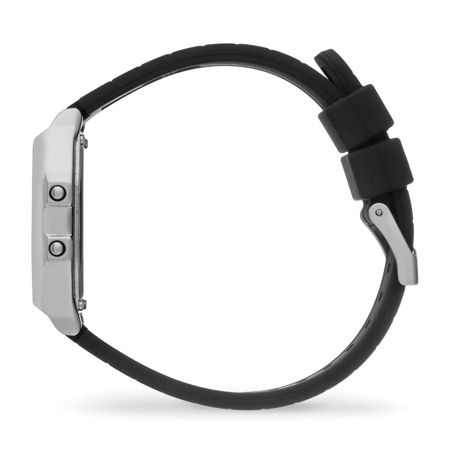 IDR22735-3 ICE digit retro-Metal silver mirror-Black -Small