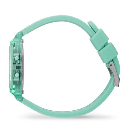 ICE digit retro-Azure blue-Clear-Small