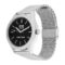 ISS23795-3 ICE steel solar Silver Black Milanese