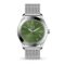 ISS23796-1 ICE steel solar Silver Green Milanese