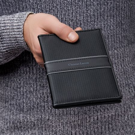 LEP419A-5 Passport holder Caprio Black