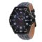 LMD489N-1 Date watch Sol Navy & Black