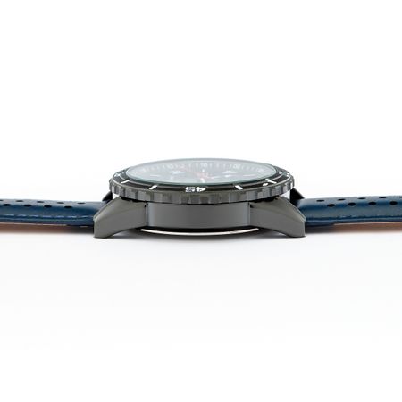 LMD489N-5 Date watch Sol Navy & Black