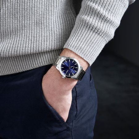 LMD490B-3 Date watch Astrum Chrome / Navy