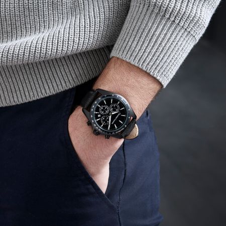 LMK419A-4 Chronograph Caprio Black
