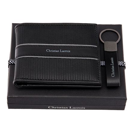 Set Caprio Black (key ring & wallet)