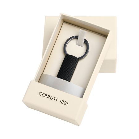 NAK515A-6 Cerruti 1881 Key ring Belgravia Black