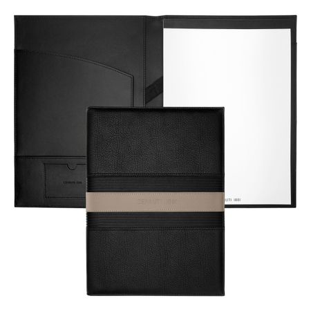 Cerruti 1881 Folder A4 Delano Taupe & Black