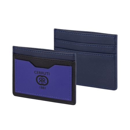 Cerruti 1881 Card holder Brick Navy Bright Blue