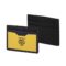 NEC327S-1 Cerruti 1881 Card holder Brick Yellow Black Navy