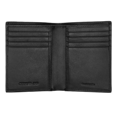 NLE406A-3 Cerruti 1881 Folding card holder Delano Black
