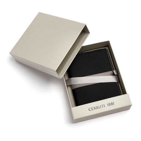NLP406X-7 Cerruti 1881 Passport holder Delano Taupe & Black