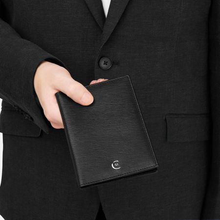 NLP515A-5 Cerruti 1881 Passport holder Belgravia Black