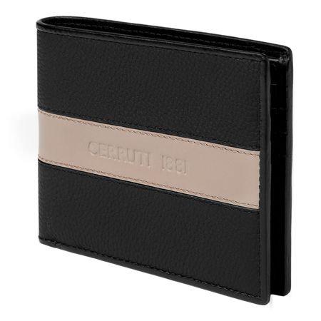 Cerruti 1881 Card wallet Delano Taupe & Black
