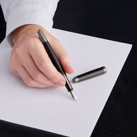 NSI5892A-6 Cerruti 1881 Fountain pen Holborn Black & Gun