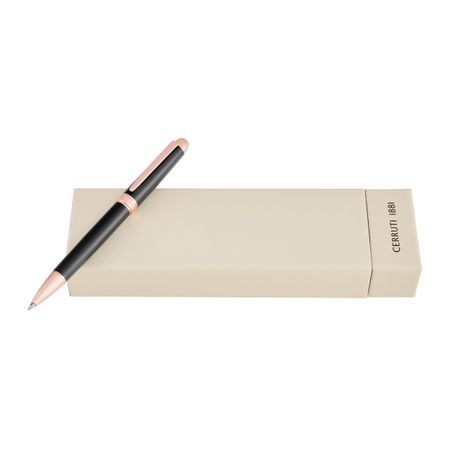 NSI5894E-6 Cerruti 1881 Ballpoint pen Holborn Black & Rosegold