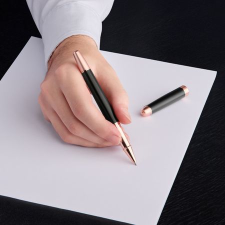 NSI5895E-5 Cerruti 1881 Rollerball pen Holborn Black & Rosegold