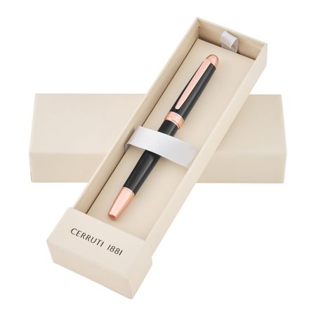 NSI5895E-9 Cerruti 1881 Rollerball pen Holborn Black & Rosegold