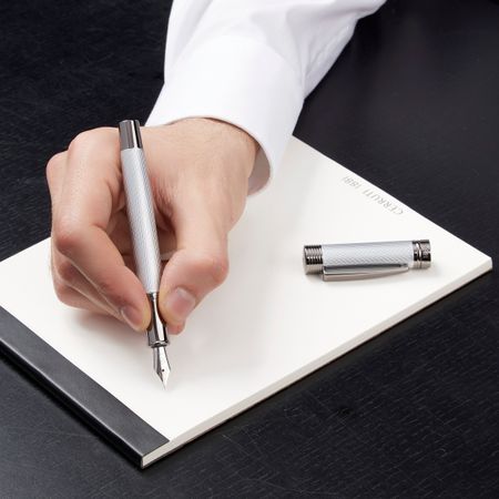 Cerruti 1881 Fountain pen Zoom Diamond Chrome
