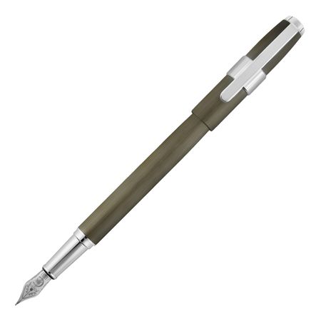Cerruti 1881 Fountain pen Block Brushed Gun