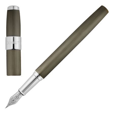 Cerruti 1881 Fountain pen Block Brushed Gun