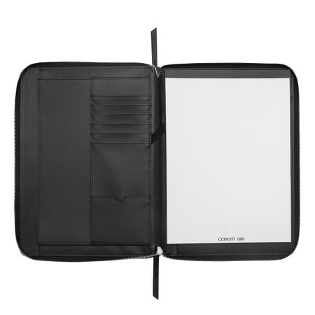 NTA329A-3 Cerruti 1881 Conference folder zip A4 Regent Black