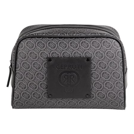 Cerruti 1881 Toiletry Bag Logomania Grey