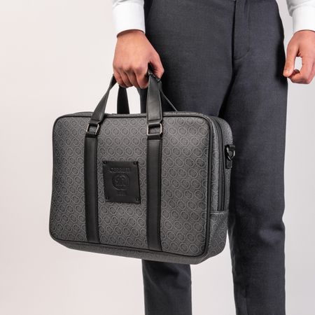 Cerruti 1881 Document bag Logomania Grey
