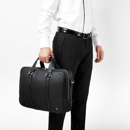 Cerruti 1881 Document bag Hamilton Black