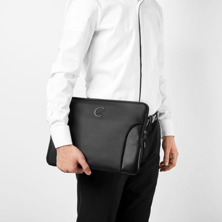 NTE132A-9 Cerruti 1881 Laptop sleeve Forbes Black