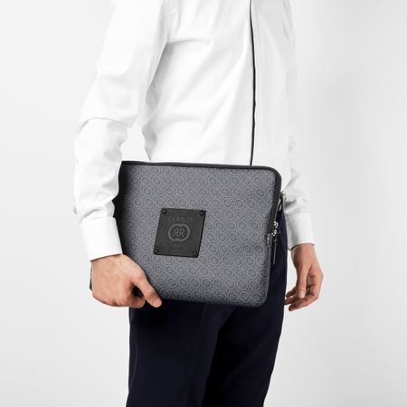 Cerruti 1881 Laptop sleeve Logomania Grey