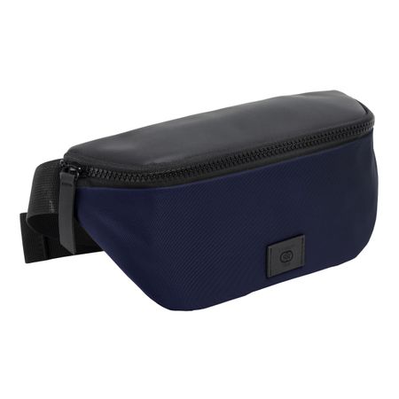 NTJ328N-4 Cerruti 1881 Waistpack Block Navy