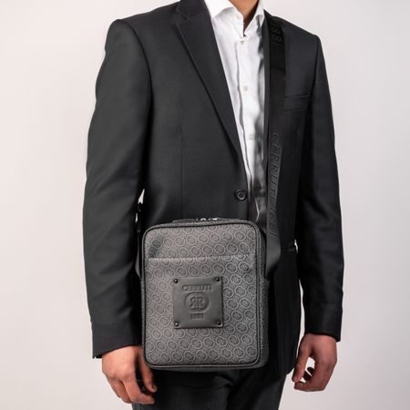 Cerruti 1881 Reporter bag Logomania Grey