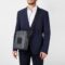 Cerruti 1881 Reporter bag Logomania Grey